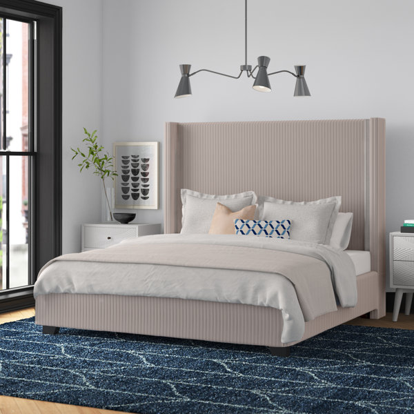 Mercury Row® Solon Upholstered Bed & Reviews Wayfair